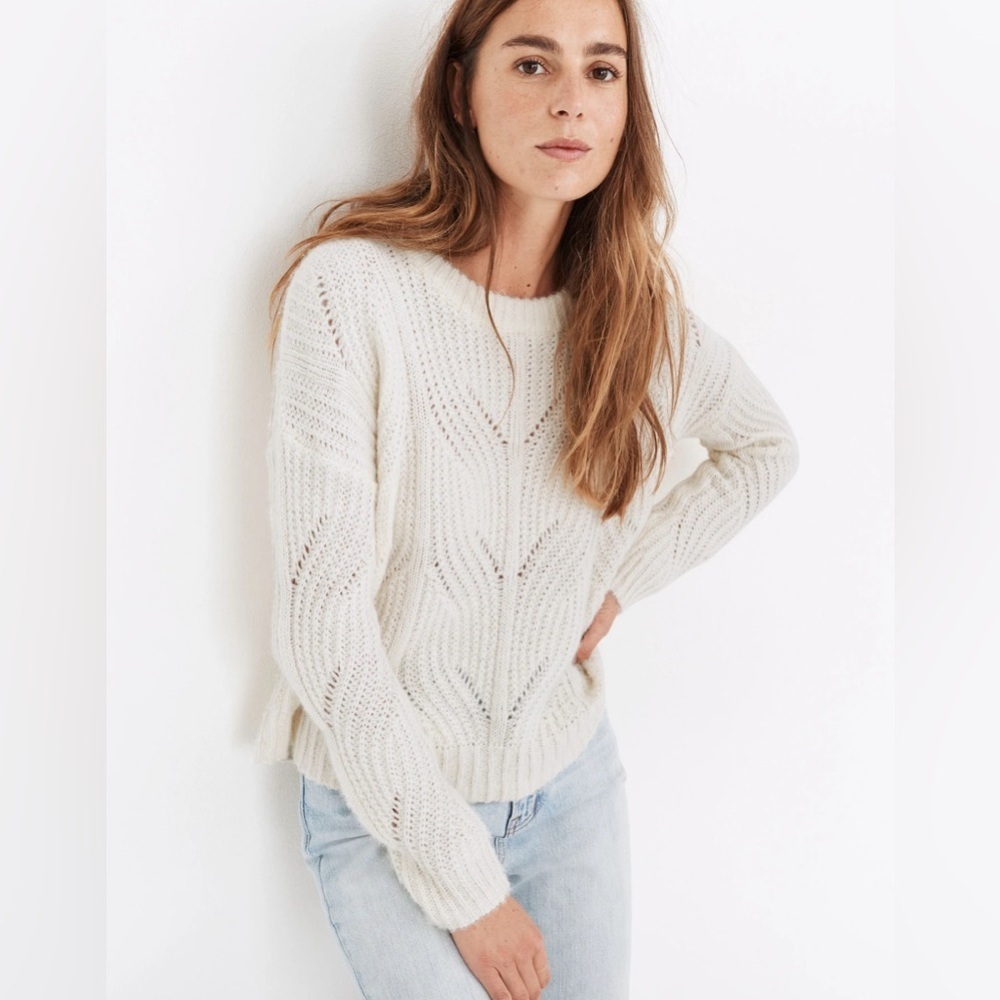 Madewell Charley Pullover Alpaca Blend Sweater Sz‎ S